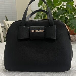 Michael Kors Black Bow Satchel